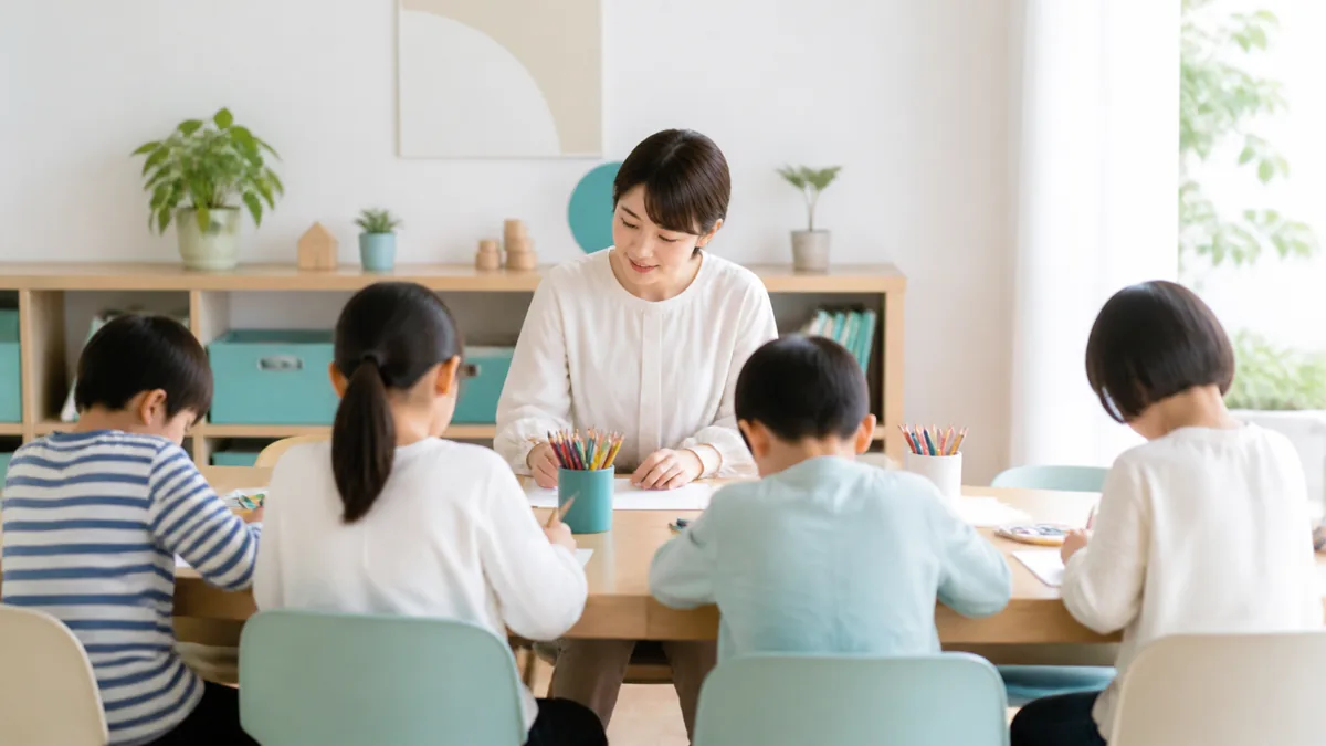 子ども向け教室をイメージした画像